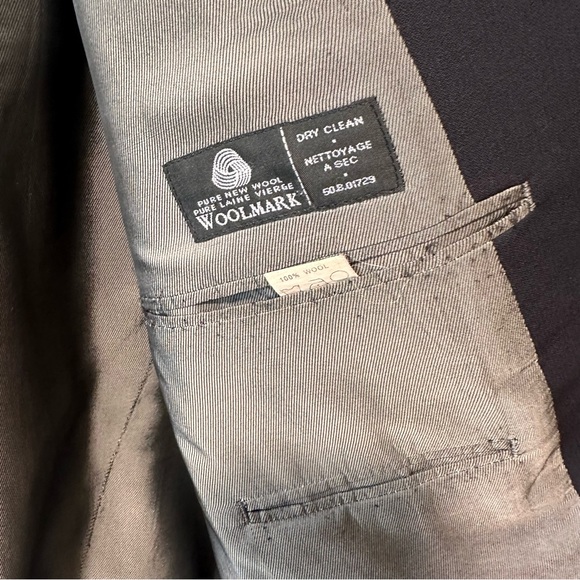 Ⓜ️Calvin Klein 44R Wool Suit Jacket - Feel like‎ a CEO💓Excellent Condition - Picture 6 of 12